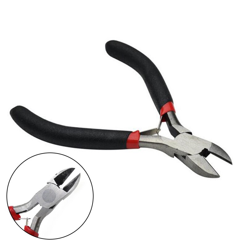 Light Weight Stainless Steel Long Nose Tools Round Flat Long Nose Mini Pliers Jewellery Making Bent Nose Pliers