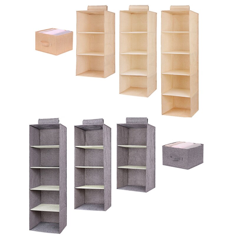 Schrank hängend Lager Tasche Interlayer Schublade Typ Kleidung Kleiderbügel Halter tragbar Organizer hängend Wandschrank Organizer