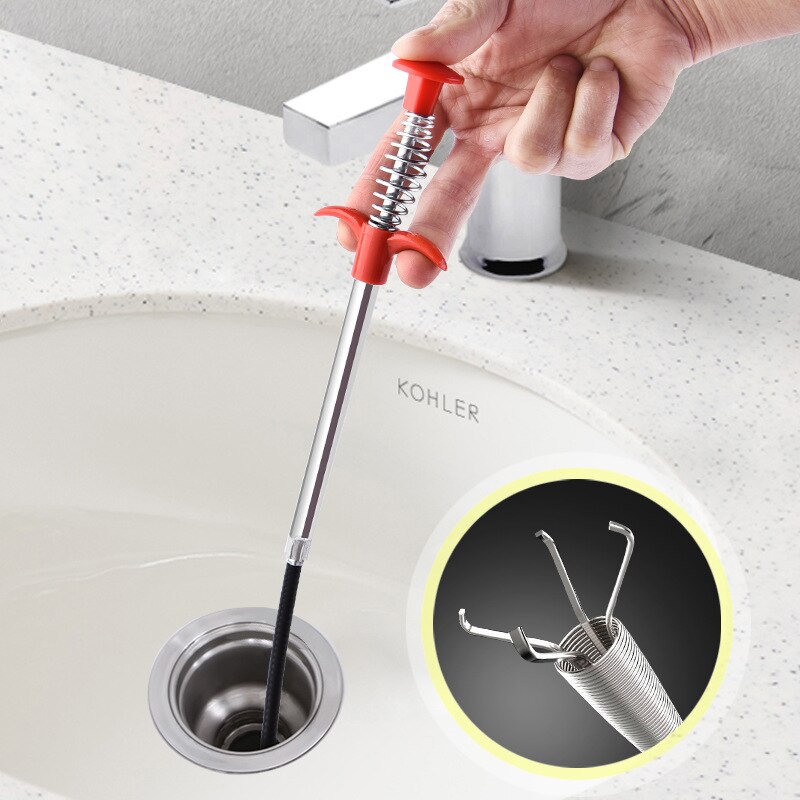 Kloak udmudringsværktøj multifunktionel rengøring klo vask dræning tilstopningsfjerner rengøringsværktøj til køkkenbadeværelse