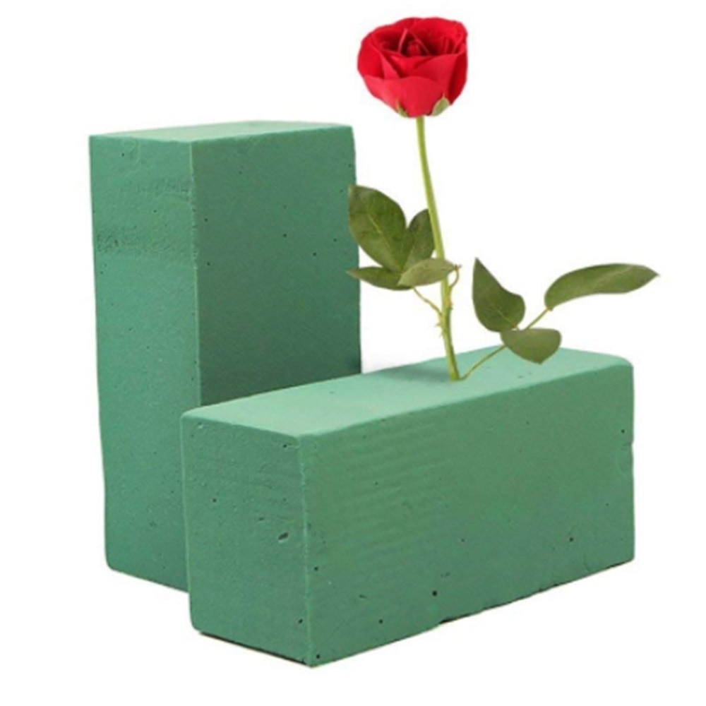 Floral Foam Bricks Wedding Flower Holder Artificial Flower Can't Absorb Flower mud Handle Bridal Floral Foam Home Decoration