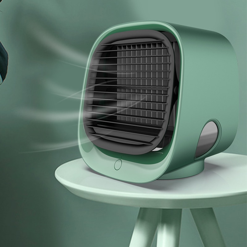 Usb Mini Draagbare Airconditioner Luchtkoeler Fan Desktop Ruimte Koeler Persoonlijke Ruimte Air Cooling Fan Voor Kamer thuis Fans