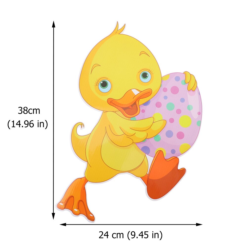 1pc Easter Yard Sign Garden Lawn Scene Decoration Easter Sign Party Supply