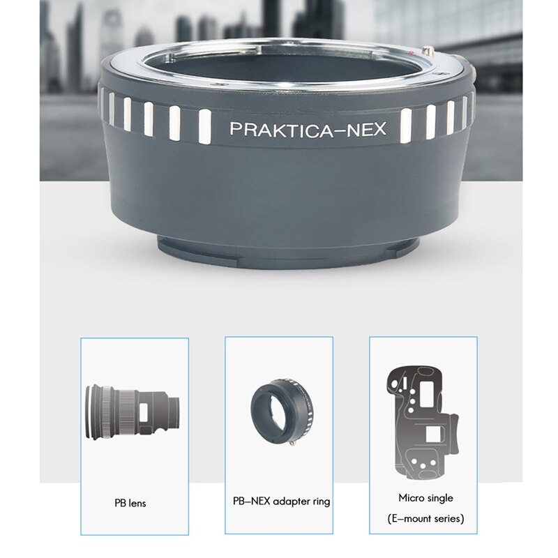 PB-NEX Lens Adapter Ring Voor Praktica Pb Lens Voor Sony E Mount A7