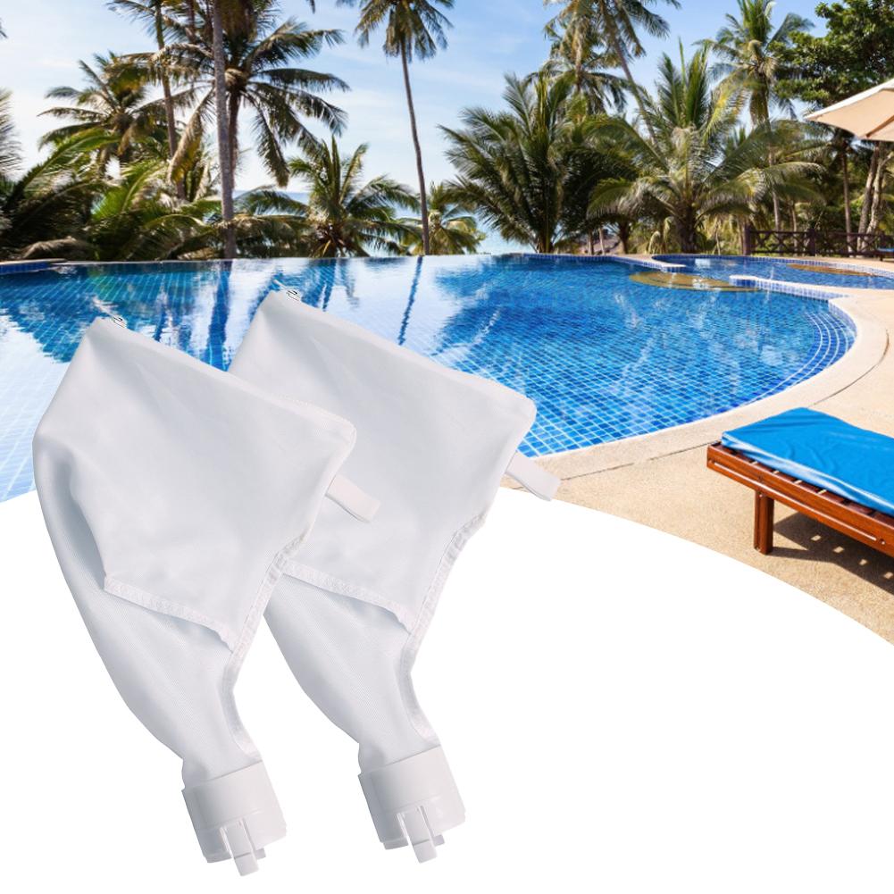 2pcs Pool Cleaner Zip Bag For Polaris 360 380 Cleaner Suction Machine Nylon Filter Bag Picking Up Debris Replacement Accessories