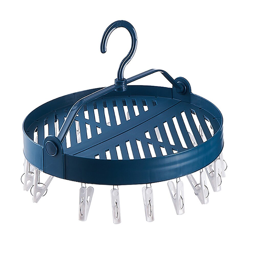 18/19/20 Clip Round Plastic Hanging Dryer Type Laundry Drying Rack Multifunctional Plastic Underwear Socks Home Drying Rack: 03