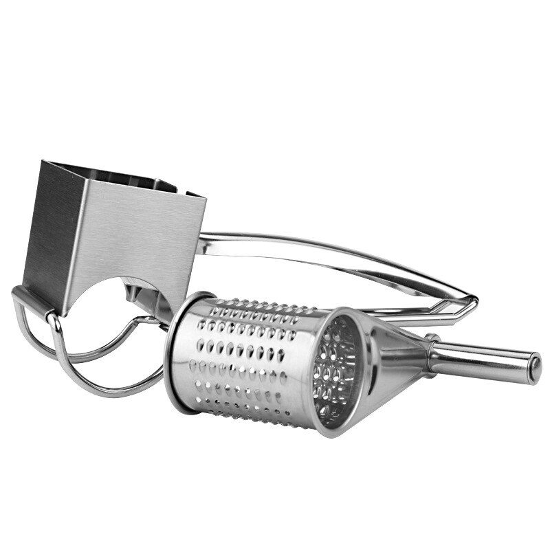 Stainless Steel Cheese Grater Multi Purpose Rotary vegetable Grater Nut Spice Chocolate Hand grater Kitchen Tool