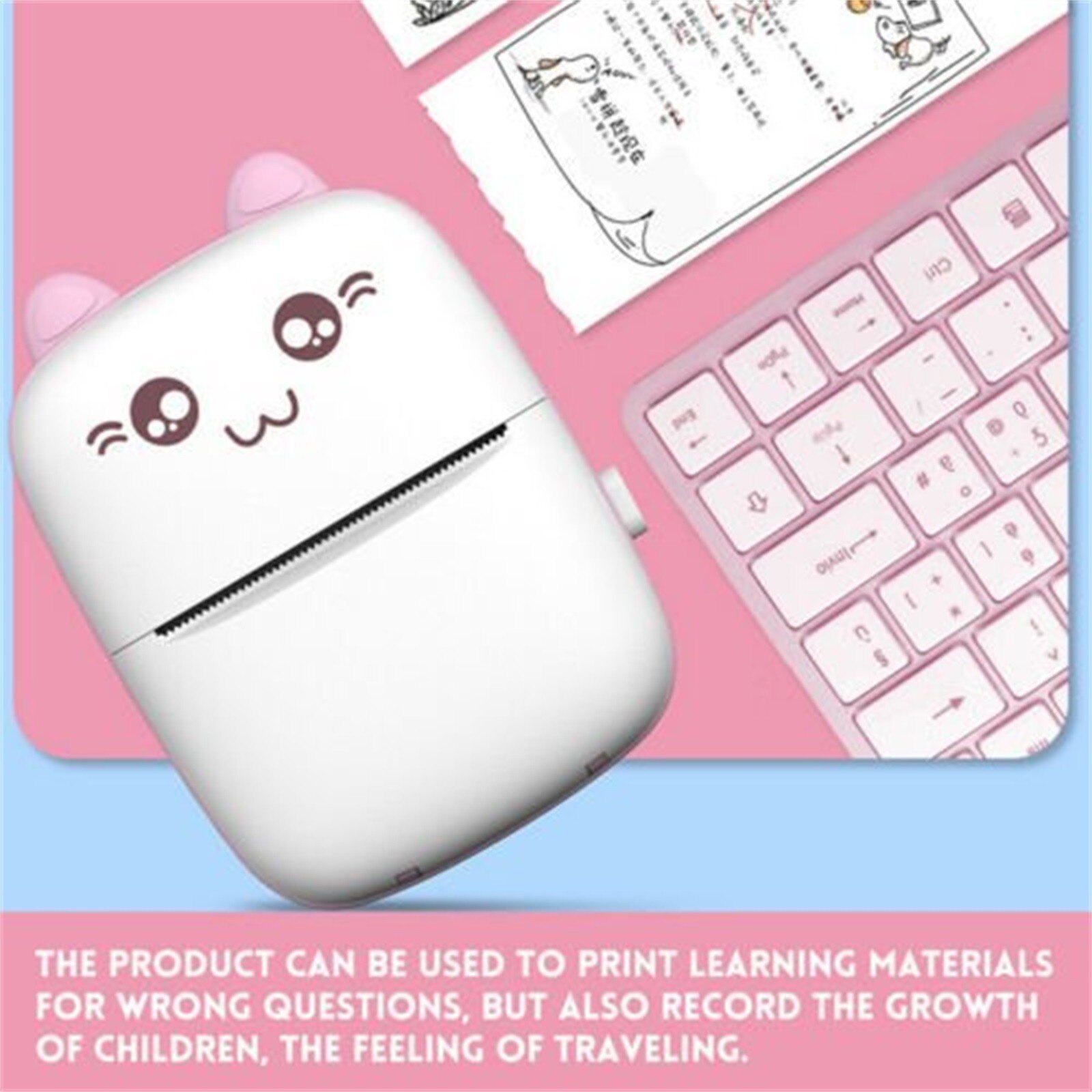 Thermal Portable Bluetooth Printer 58mm Mini Wireless POS Image Photo For Phone For Android IOS Mobile Phone Paper Tools