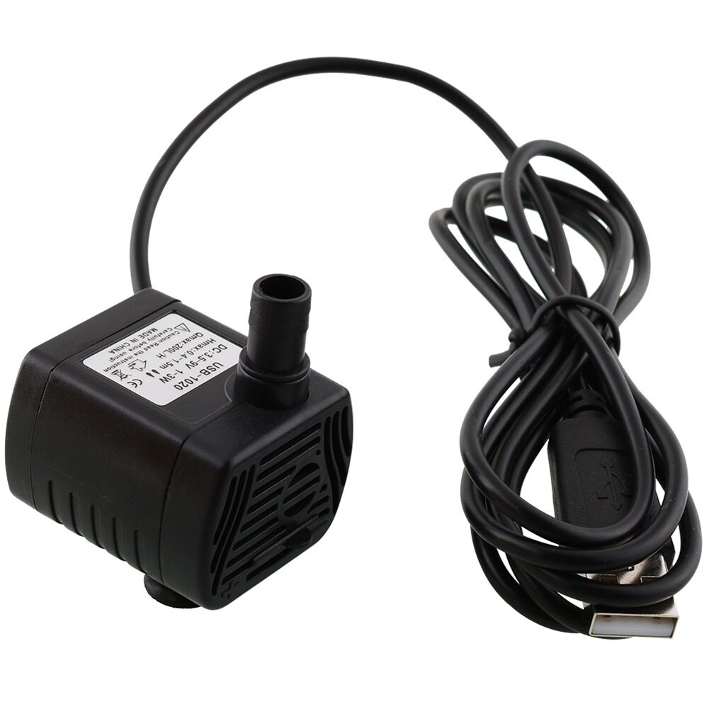 1.5m 3.5-9v vandpumpe usb vandtæt cirkulerende akvarie mini børsteløs ultra-støjsvag akvarie dyk cirkulationsmotor