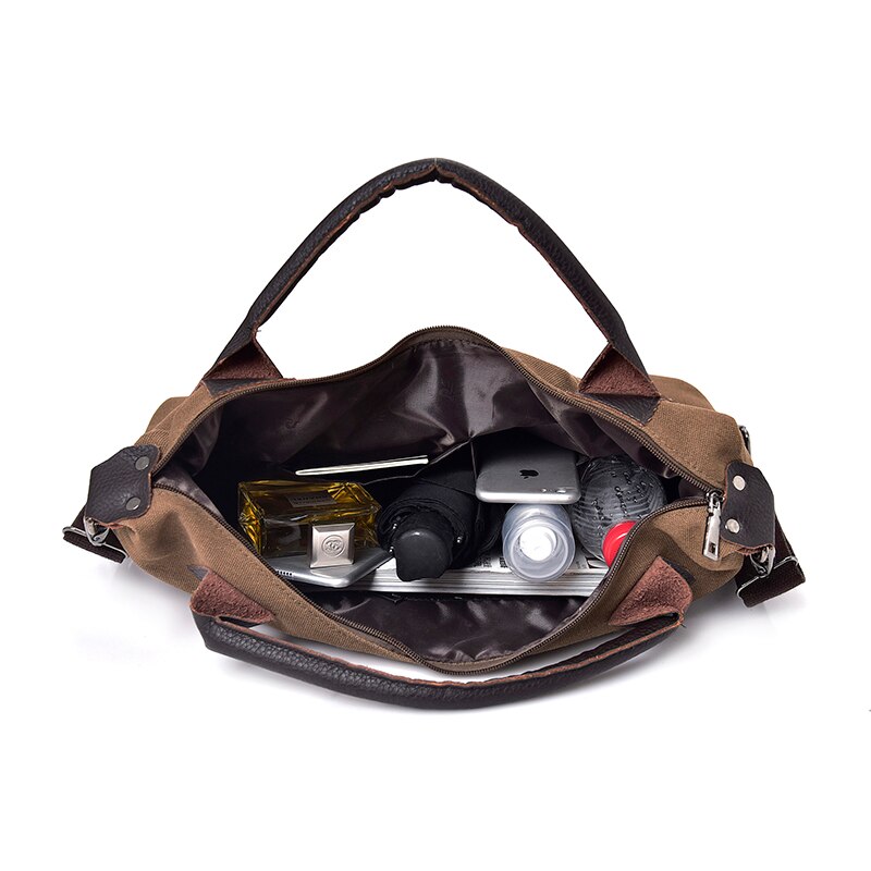 Bolsa de lona feminina com zíper, bolsa de ombro grande para mulheres, casual, sacola de compras, bolsa carteiro, para viagem, novo, 2021