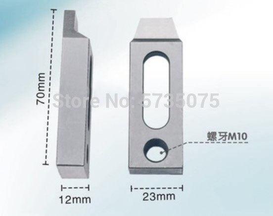 Wire cutting fixture jig tools low-speed wire cut edm machine jig clamp 70/80/90*8/12*23 120*50/100/150 150/220*50 edm jig tool: Plate  70mm 12mm