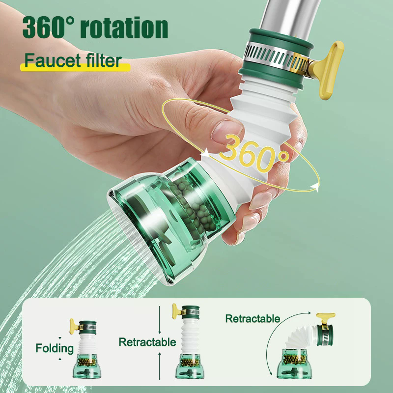 Universal 360 Rotation Faucet Bubbler Swivel Water Saving Economizer Head Shower Kitchen Faucet Nozzle Adapter Sink Tool