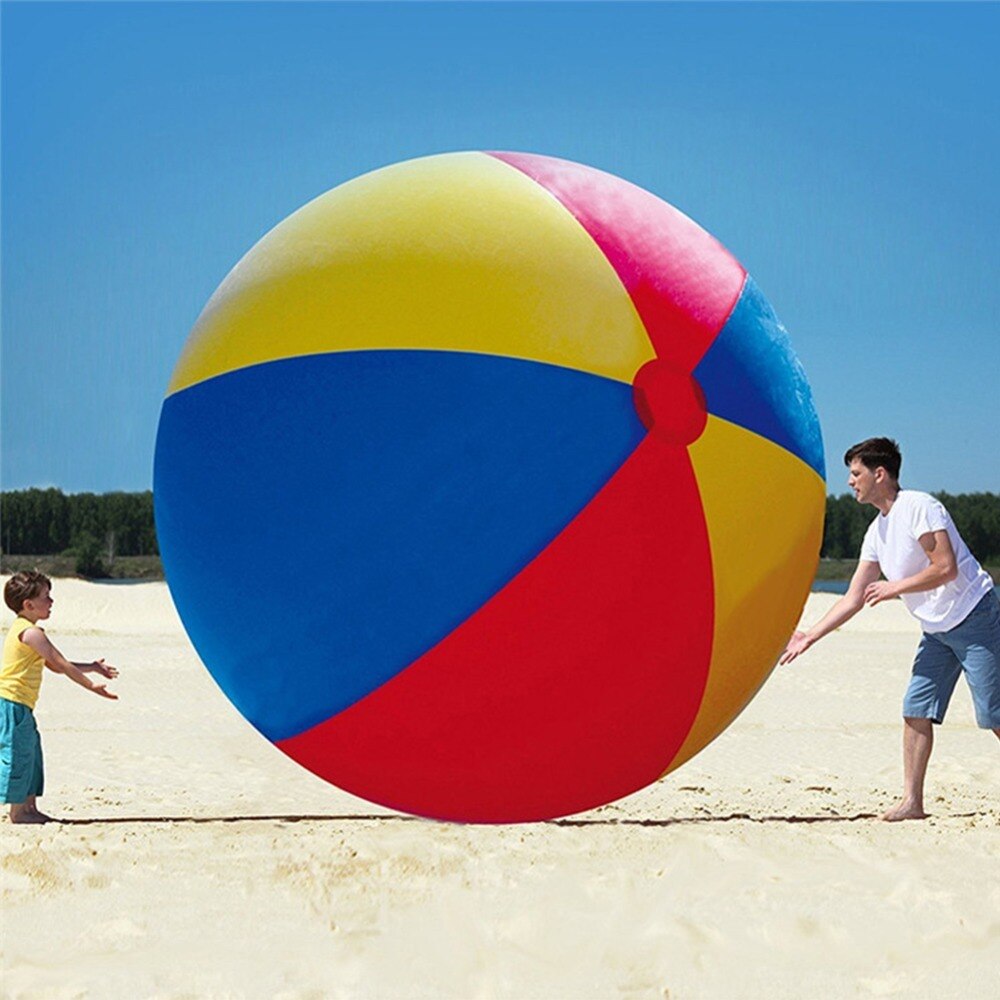Giant Opblaasbare Strand Bal Kleurrijke Volleybal Volwassen Kinderen Outdoor Bal Familie Tuin Gazon Beach Party Speelgoed 80 cm/150 cm/200 cm