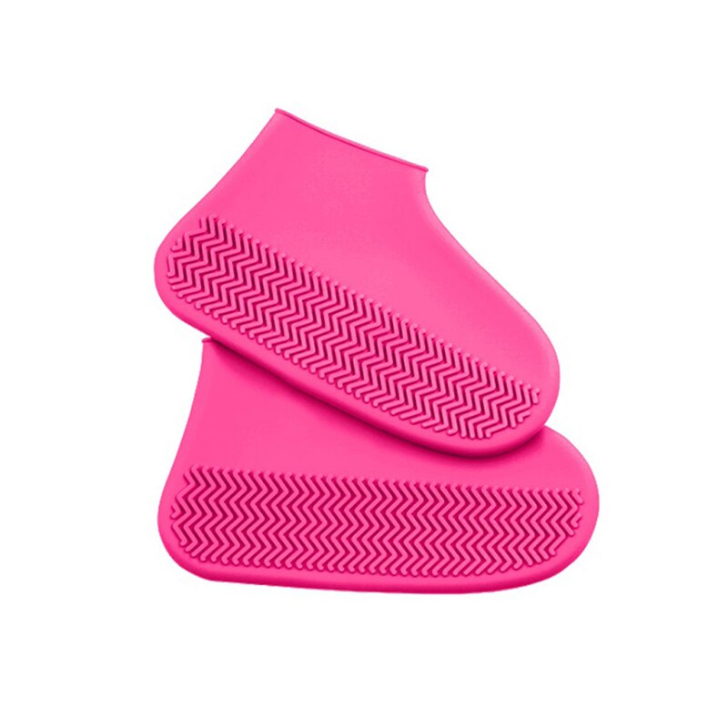 Couvre-chaussures en silicone imperméables, botte de pluie antidérapante pliable réutilisable Couvre-chaussures en silicone imperméables, botte de pluie antidérapante pliable réutilisable