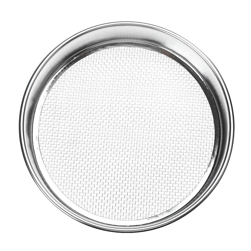 Hg-heavy duty trädgårdsgåta såll nät jord sålla kompost fröbricka trädgårdsredskap -18 (1mm)