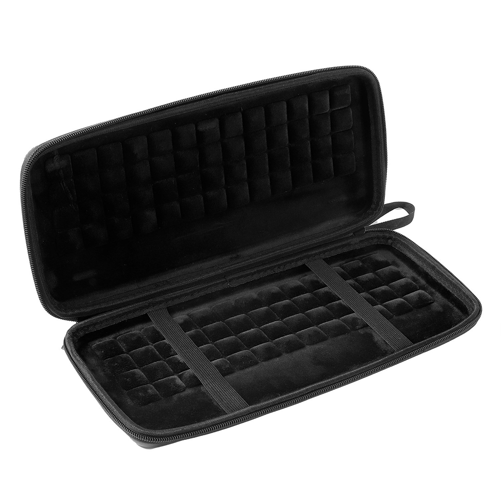 Hard Keyboard Storage Carrying Case Waterproof EVA Protective Pouch Case for Logitech POP Keyboard Premium Wireless Keyboard: Black