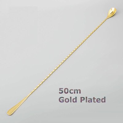 Cuillère à Bar cuillère à Cocktail Hoffman barman Cocktail: Gold Plated 50cm