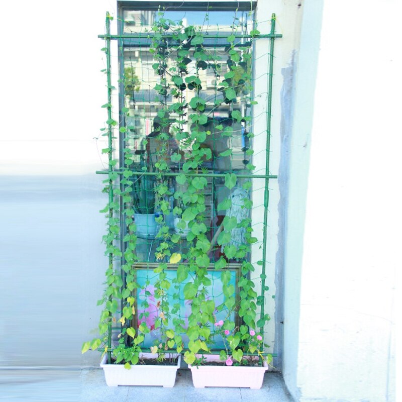 -have grøn nylon espalier net støtte klatreplante net vokse hegn