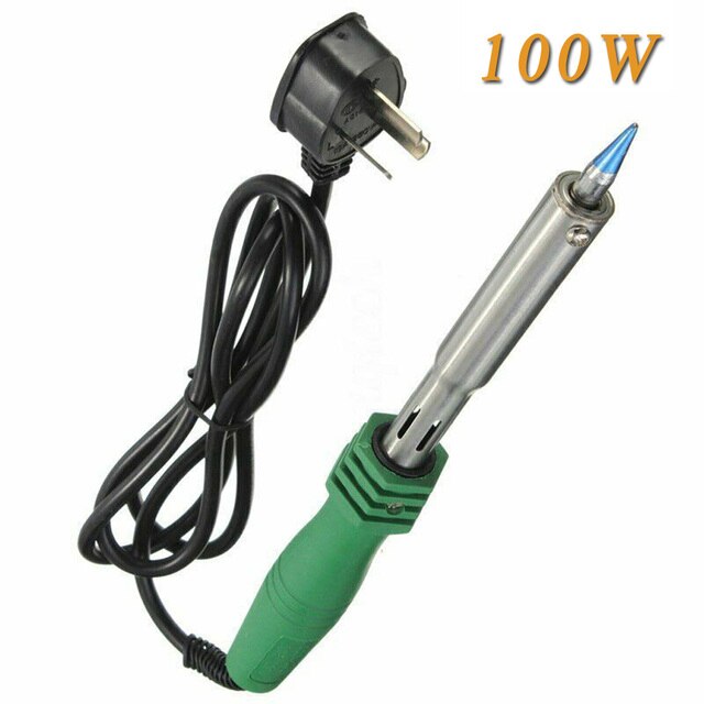 100W/150W/200W/300W Electric Soldering Welding Iron Tool Hand Solder Wire Handle Heat Pencil Welding Repair Tools: 100W Pointed Head
