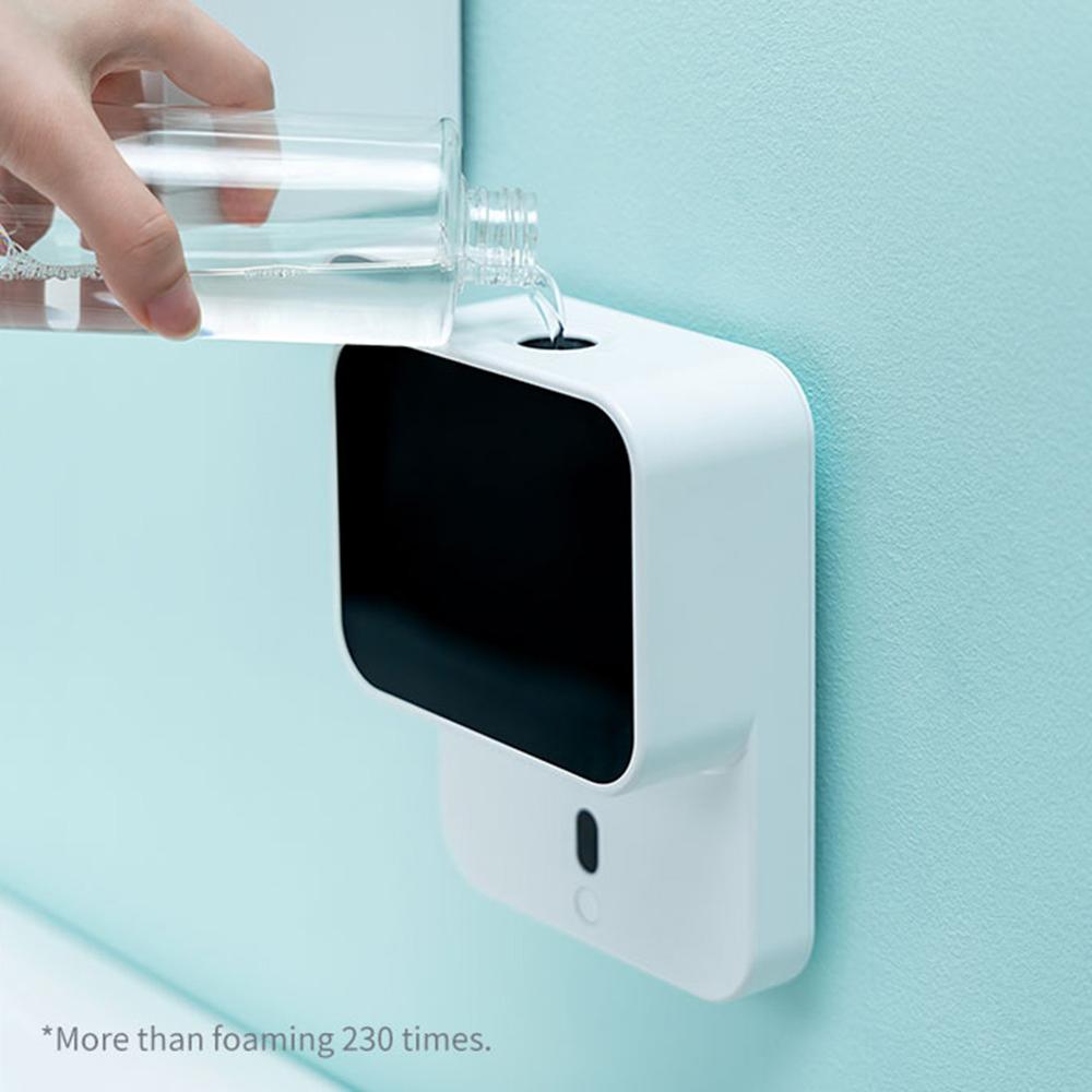 Automatic Induction Foaming Hand Washer LED Display Screen Washing Machine Infrared Sensor Soap Dispenser For Bathroom Wal