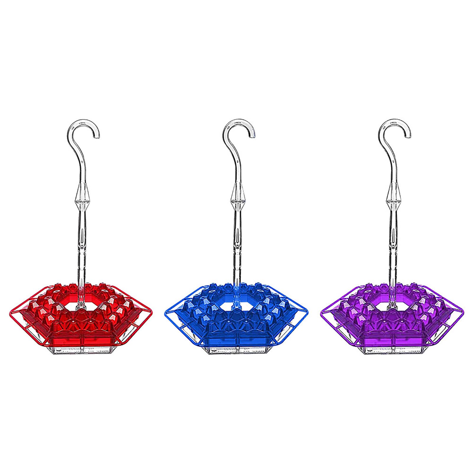 Mangeoires d'extérieur pour colibris, 30 Ports d'alimentation, fenêtre suspendue, mangeoire pour oiseaux sauvages, pour jardin extérieur, décoration de cour, tôlerie intégrée