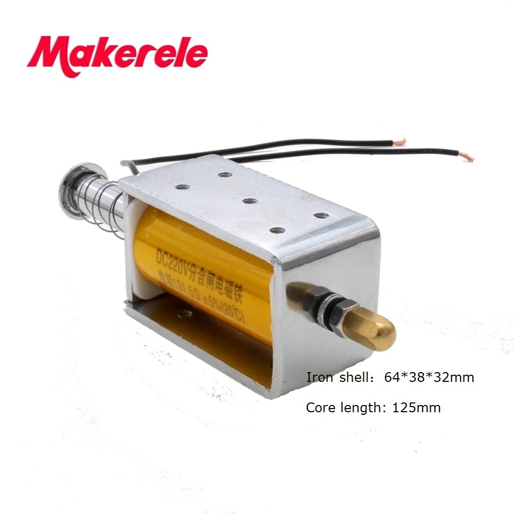 Filo di collegamento elettromagnete solenoide bobina per interruttore e quadri DC12/24/110/220 V AC220V shunt bobina