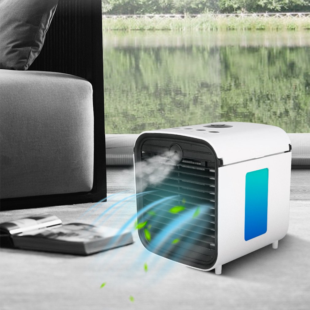 Colorful Humidifier Air Purifier Air Cooler Mini Fans Personal Space Air Conditioner Device