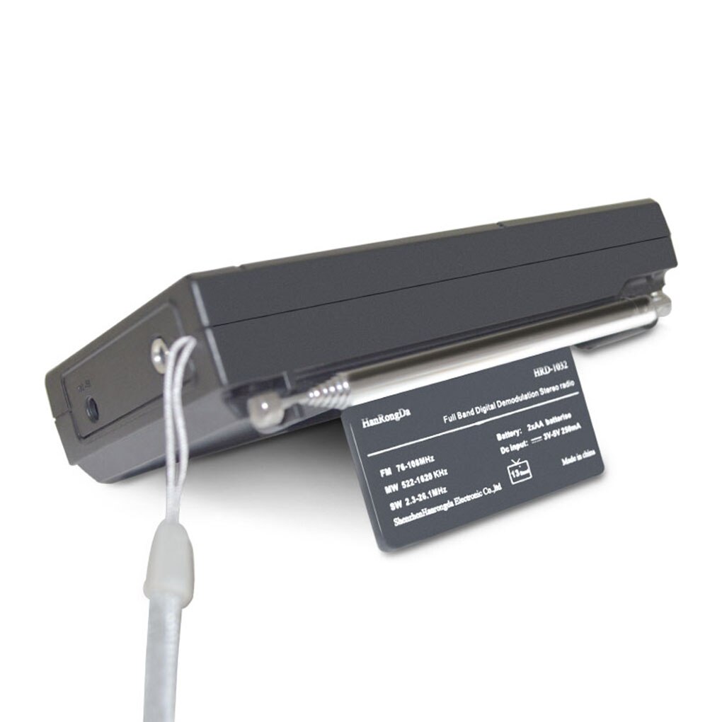 Portable Full-band Digital Tuning Multiband Stereo Tuner MW/AM/FM/SW Shortwave Radio REC Control Receiver