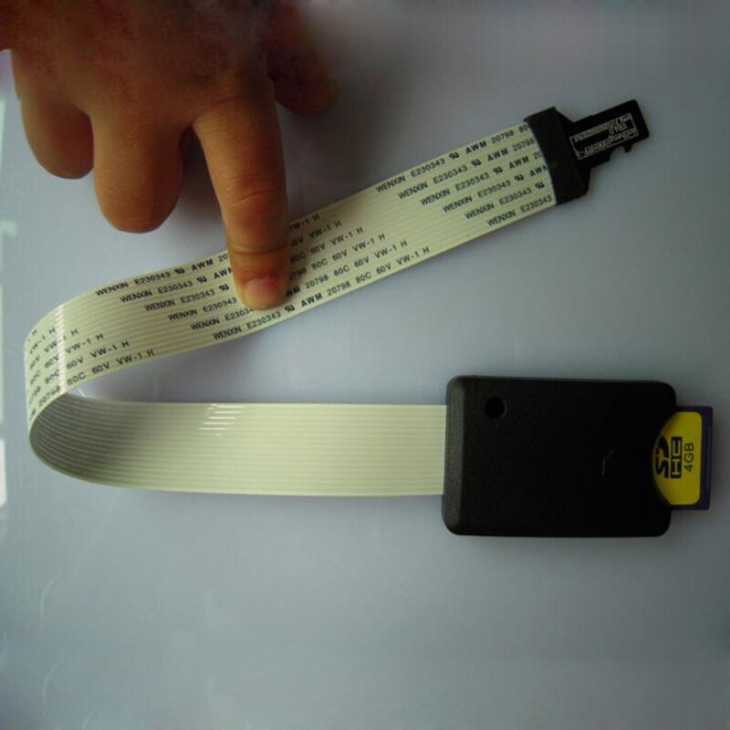 Micro SD TO SD Card Extension Cable Adapter Flexible Extender TF Card TO SD SDHC SDXC Card Extender Cable Compatible Car GPS