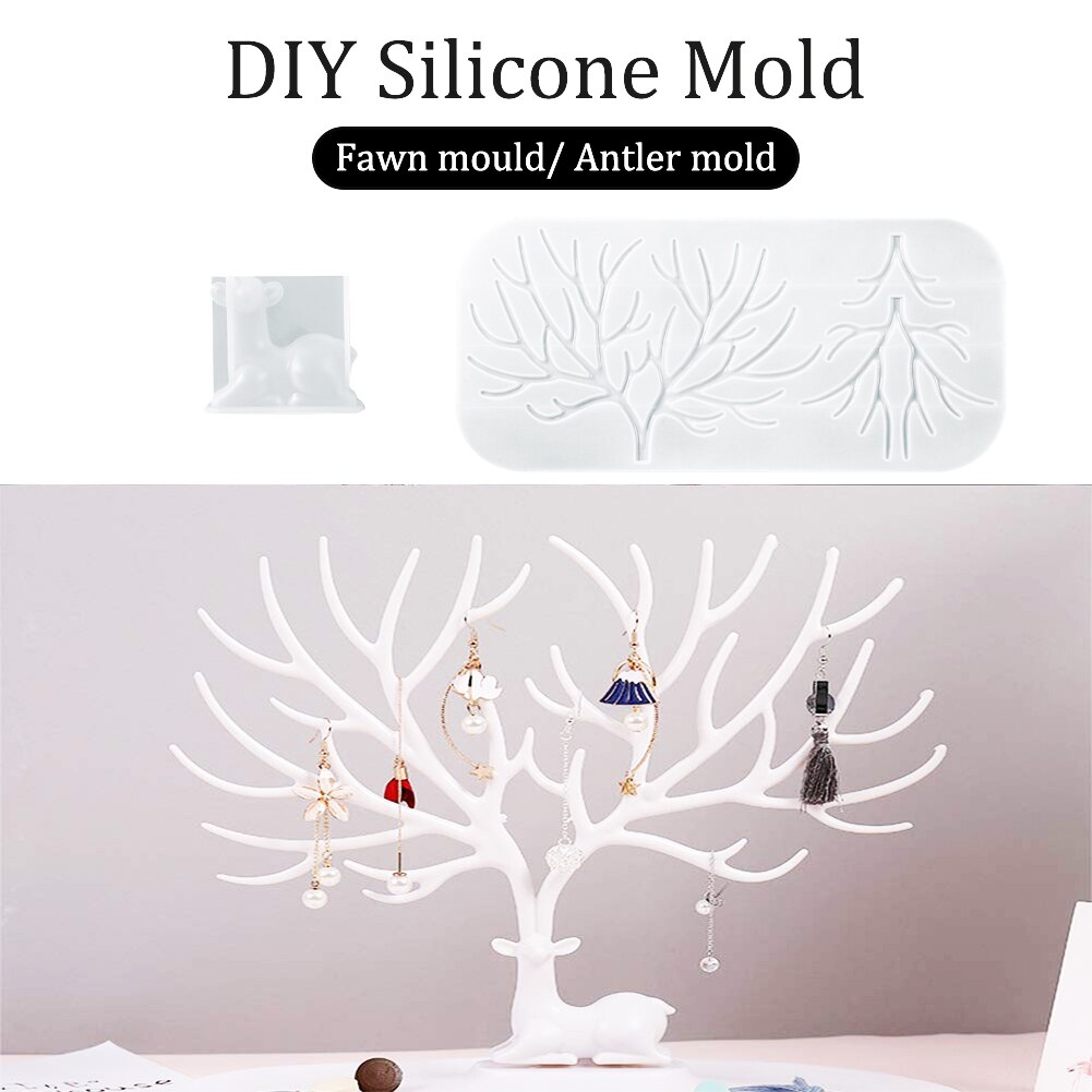 For Crafts Epoxy Resin Durable Kids Adults Beginners DIY Fast Demoulding Desktop Ornament Casting Silicone Mold Multifunction