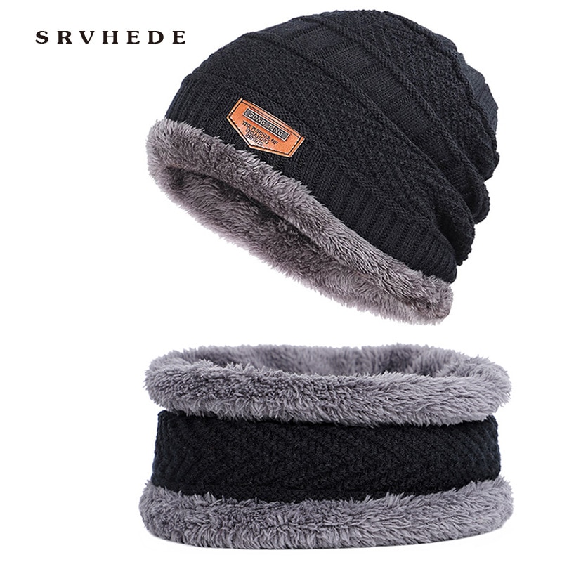 Todelt vinter dame strikhue dame efterår vinter uldhue vinter dame hue balaclava hat herrehue