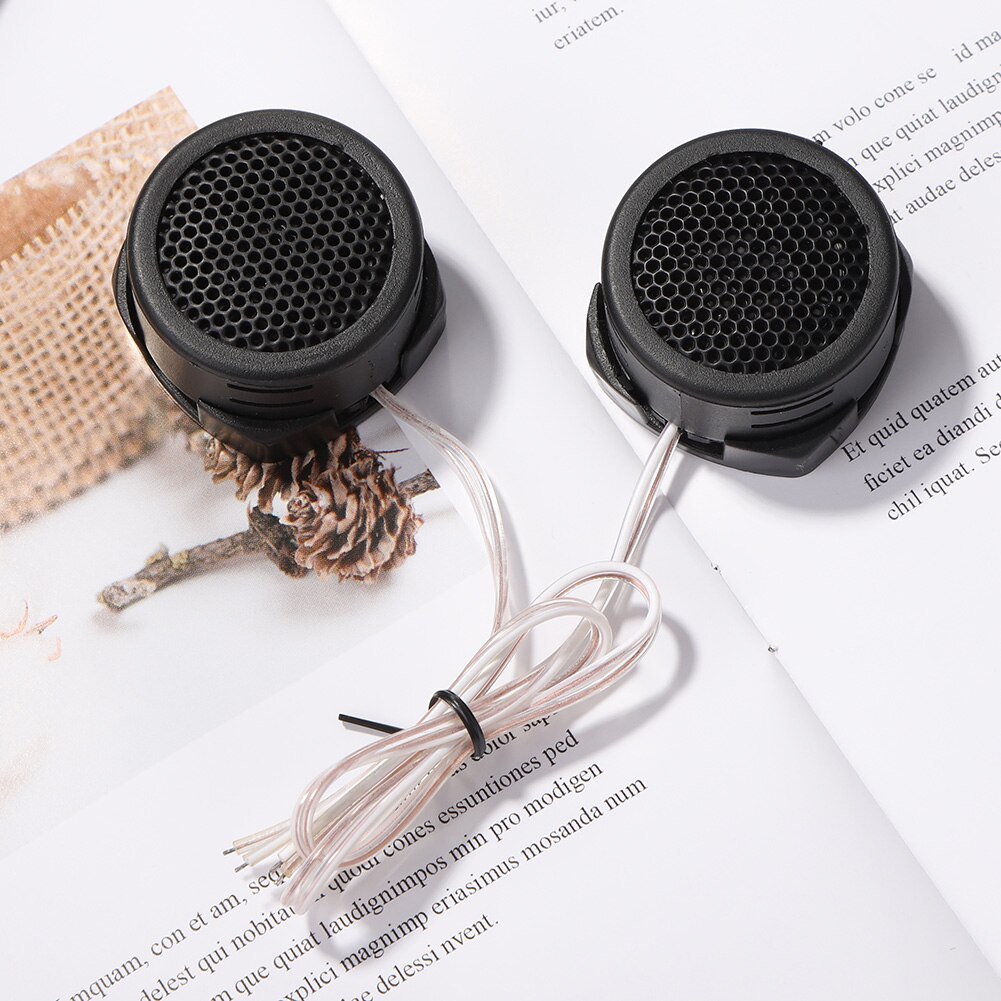 TP-005A Car Tweeters Mini Treble Loudspeakers High Frequency Car Stereo Audio Speakers 12V DC 2 Pack 36x20mm Auto Parts