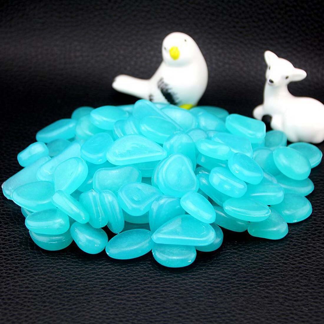 10 stuks glow in the dark tuinkiezels, lichtgevende stenen, stenen voor looppaden, tuinpaden, patio's, gazons, tuindecoratie, lichtgevende stenen: 01