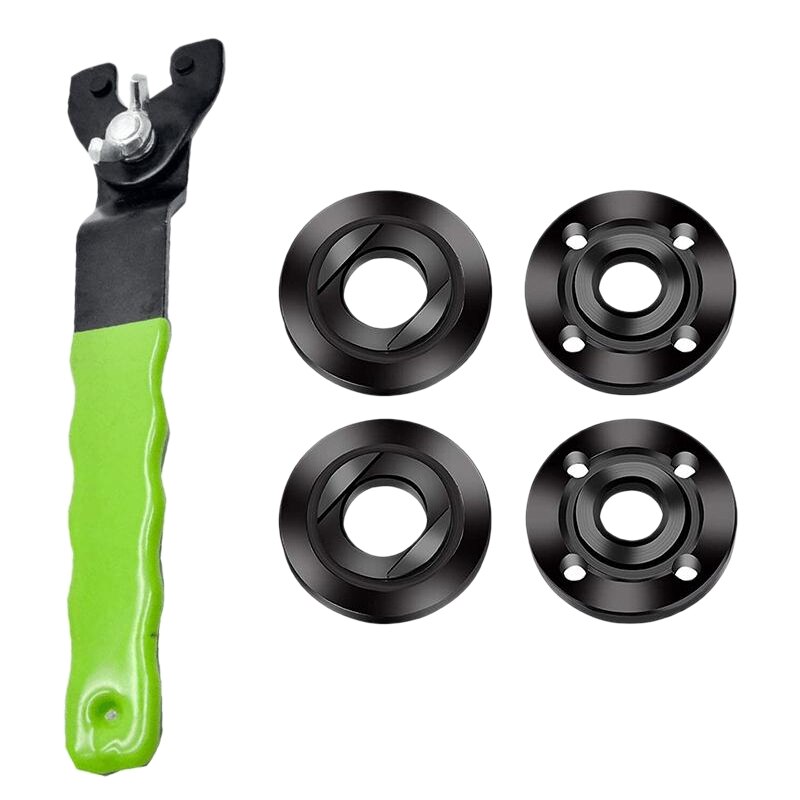 Angle Grinder Replacement Parts Grinder Wrench Grinder Shaft Nut Grinder Inner Flange Nut and Grinder Outer Flange Nut