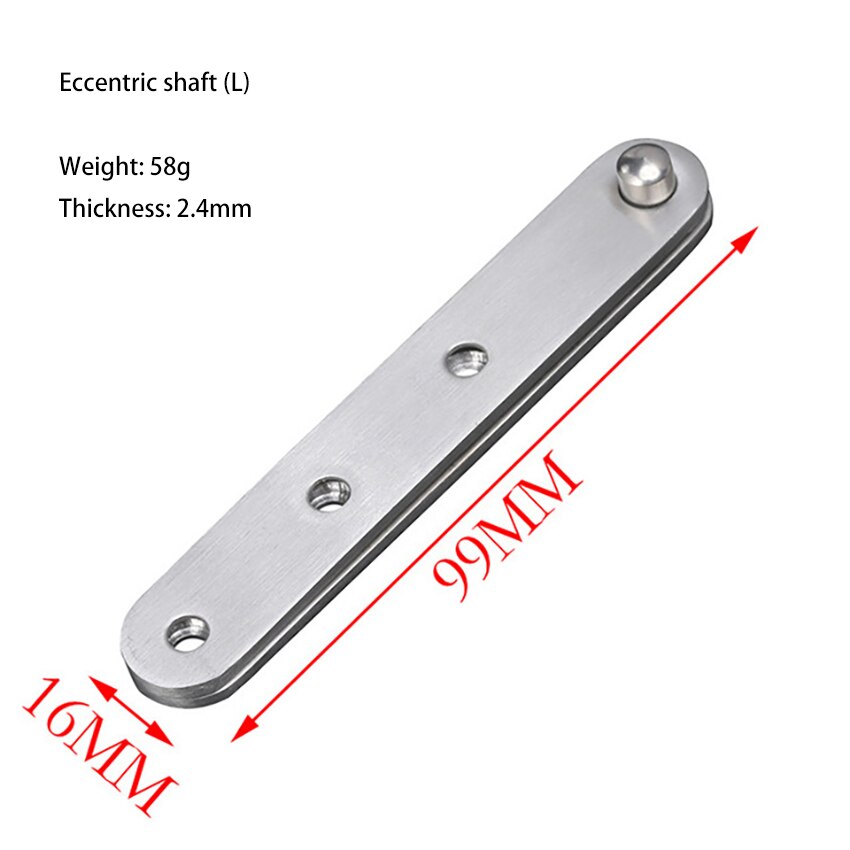 1pcs Door Rotating Hinge Window Door Hinges Stainless Steel 360 Degree Upper and Lower Hinge Furniture Hardware Accessories: 4