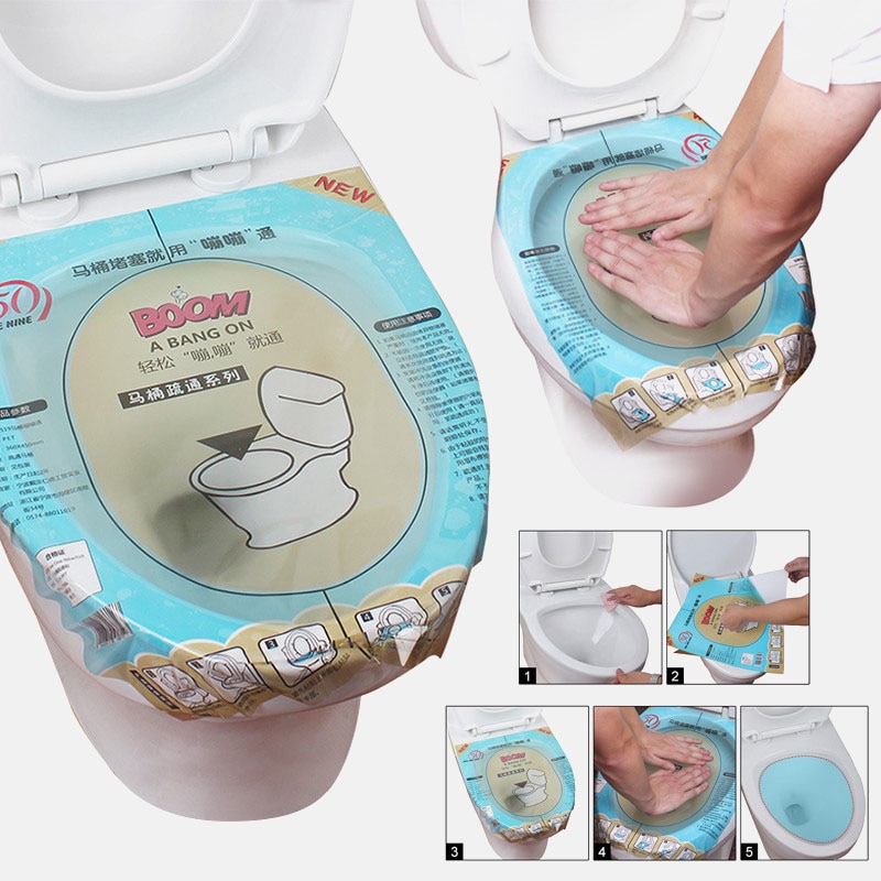1pc supertryk toiletsædeløftere stempel toilettrykprincip bom klar enkelt og billigt betjeningsark
