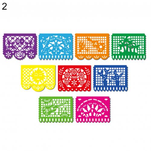 Novelty 1x Mexican Banner Flags Garland Wedding Spanish Mexican Party Decor for party anniversary: 2