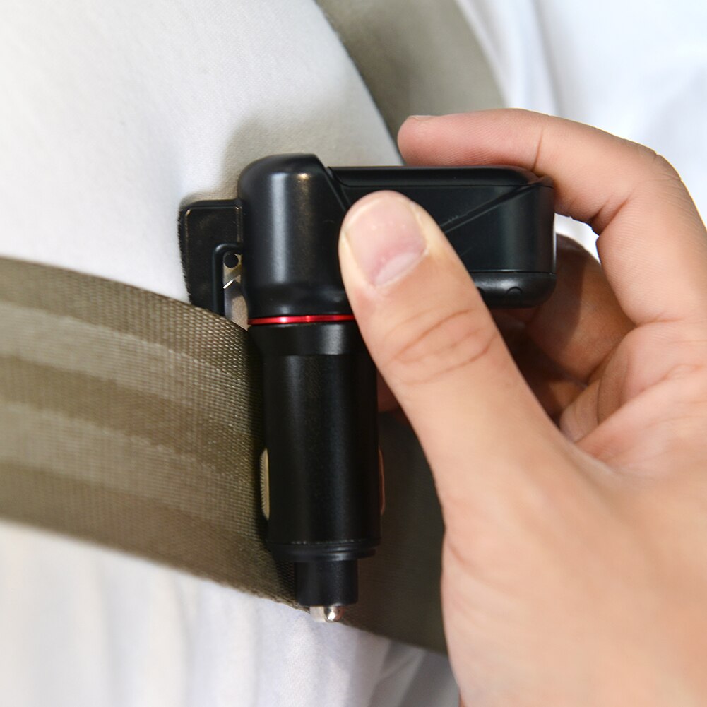 Spring Loaded Window Breaker USB Charger Life-Saving 3 in 1 Car Escape Tool Seat Belt Cutter Escape Car Emergency Tool