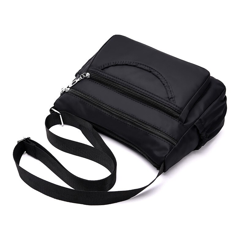 Women Messenger Bag Lady High Capacity Shoulder Crossbody Bag Female Casual Zipper Oxford Cloth Canvas Handbag Shopping Purse