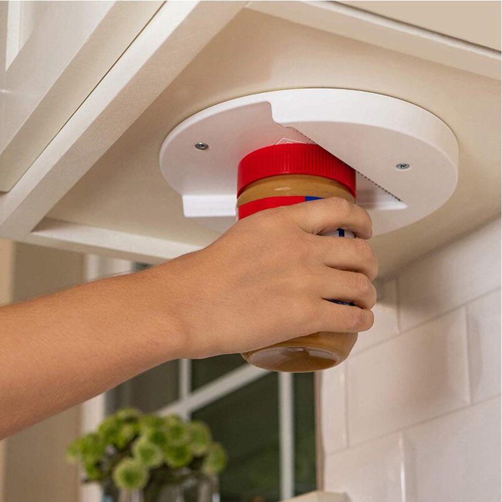 Cap Opener Grip Jar Opener Original Under Cabinet Lid Opener Simple Portable Cabinet Type Bottle Opener