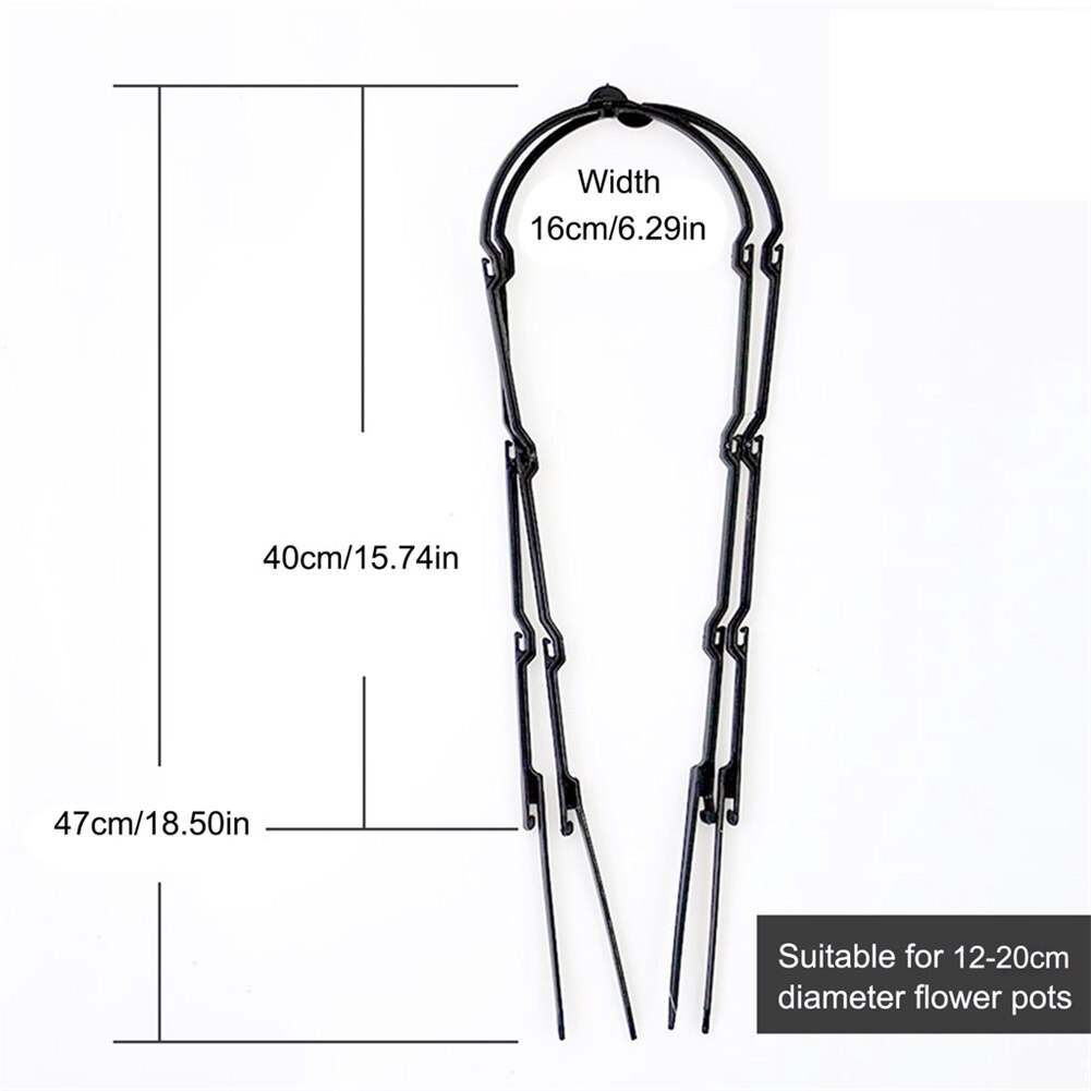 6PCS Climbing Vine Rack Plant Potted Support Frame Plastic Flower Vegetables Decorative Trellis Bracket Garden Tool