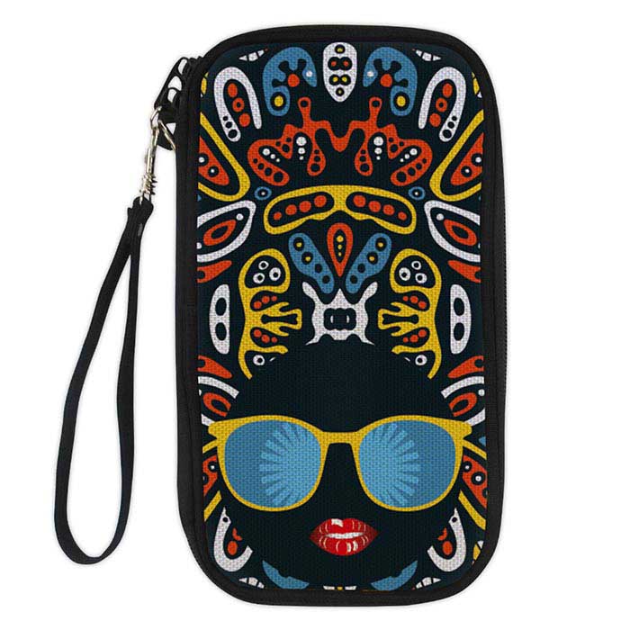 Noisydesigns Paspoort Id-kaart Houder 3D Denim Pocket Rode Lippen Cartoon Gedrukt Vrouwen Cluth Portemonnee Portemonnees voor Meisjes Tassen: CC1271Z6