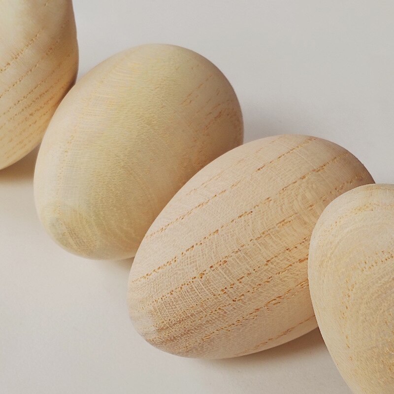 2 Stuks Houten Ei Shakers Musical Percussie Instrumenten Muziek Ei Speelgoed Voor Baby Kids