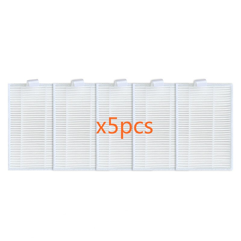 Accessoires de pièces de rechange pour aspirateur robot Proscenic 830P 820P, brosse principale latérale, filtre HEPA, serpillière: 5pcs