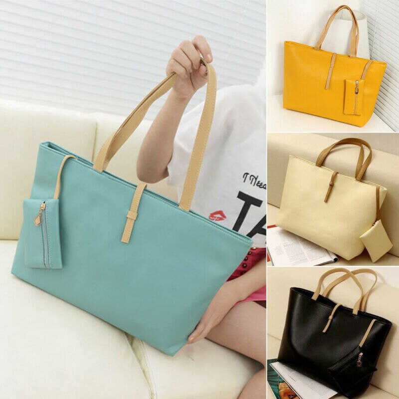 Frauen Handtasche Faux Leder Bote Einkaufen Tasche Handtasche Dame Schulter Tasche Totes Geldbeutel