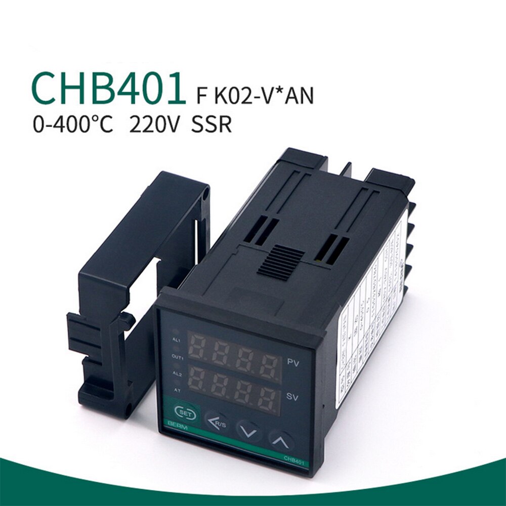 220V Digital Intelligent Temperature Controller PID Algorithm 0-400℃ SSR Output for temperature-controlled systems