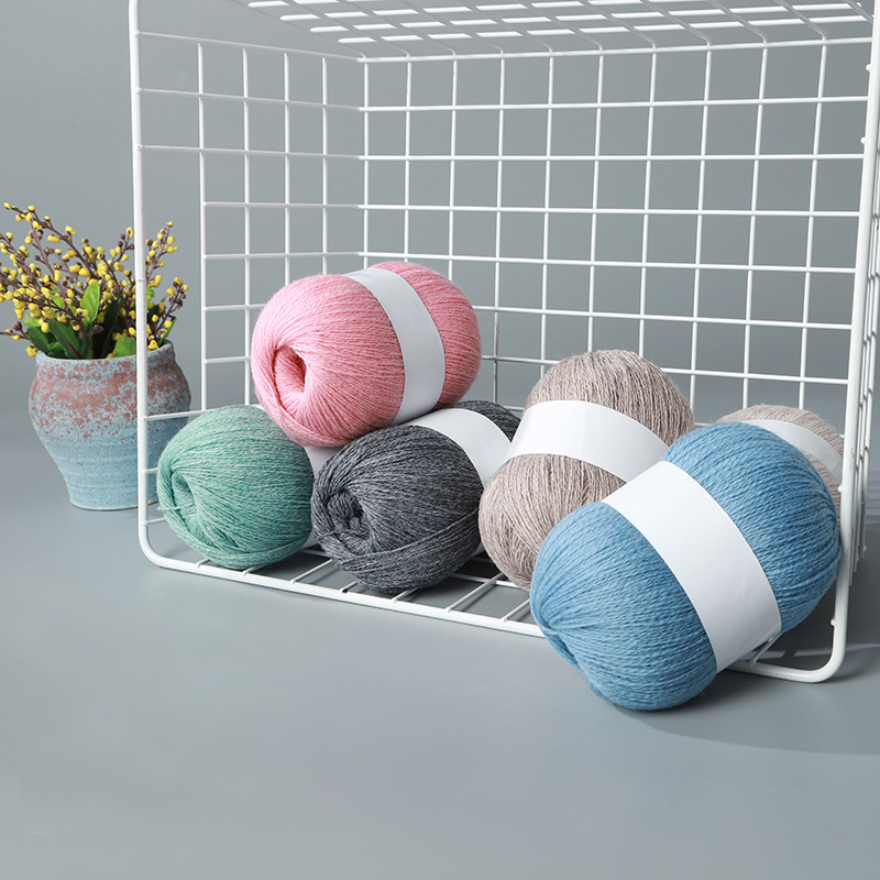 300 grammi di filato di cachemire lavorato a maglia a mano di lana pettinata di alta qualità sciarpa di lana maglione fili di Lanas mongoli