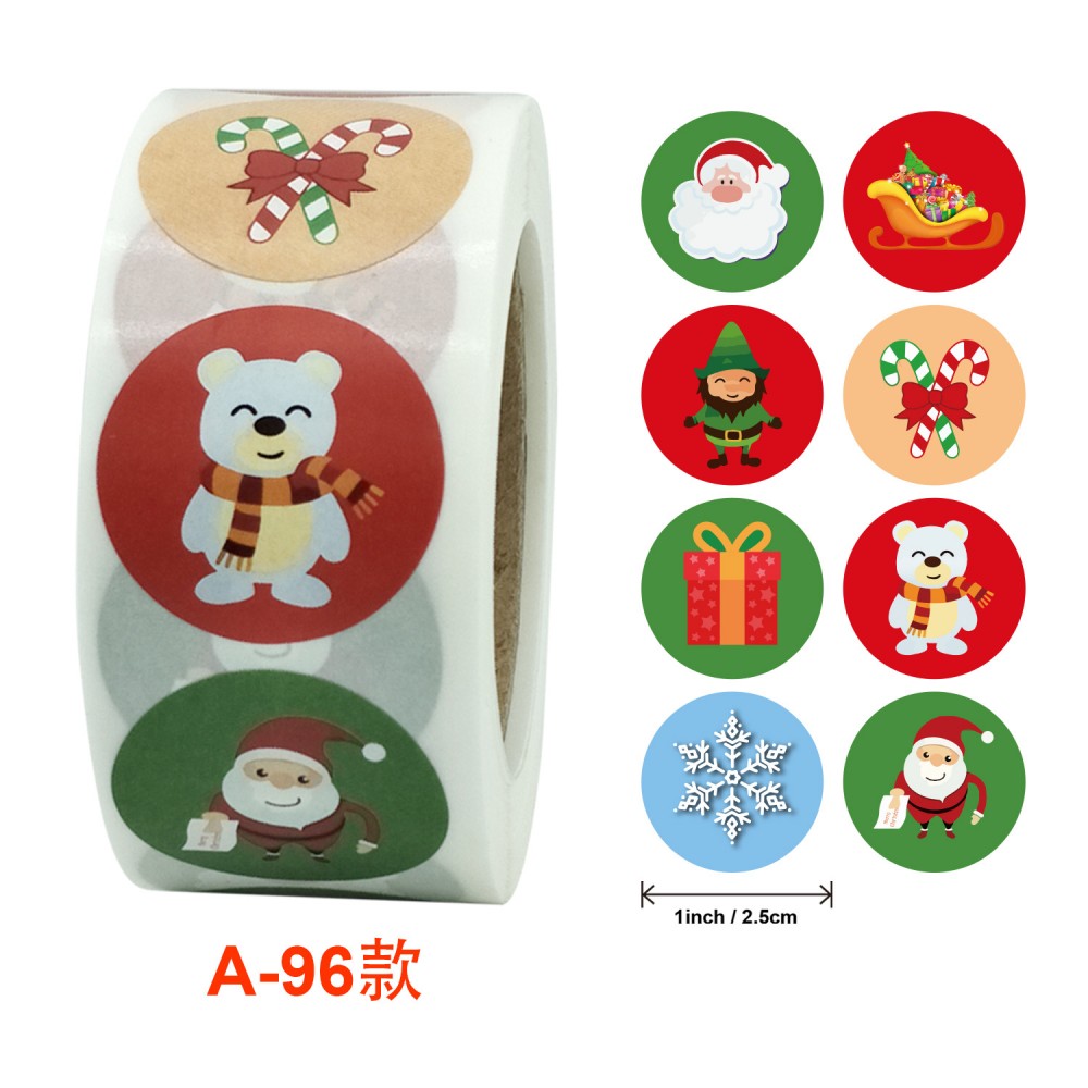 50-500Pcs Cartoon Merry Christmas Tree Label kids Stickers for Package Wrapping Festival Party Baking Paper Seal Stickers: 900*2000*150MM / Blue