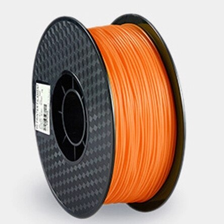 Filament pour imprimante 3D 250g, fil plastique 1.75mm PLA 0.25 kg/rouleau matériau d'impression 3D précision dimensionnelle: Orange 250G