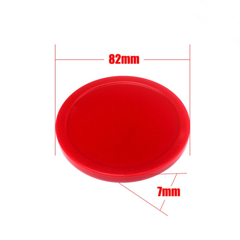 10 Stks/partij 82Mm 63Mm Air Tafel Hockey Pucks Rode Tafel Mini Ijshockey Schijf Luchtvering Accessoires Game bal Sport Gereedschap: 82mm