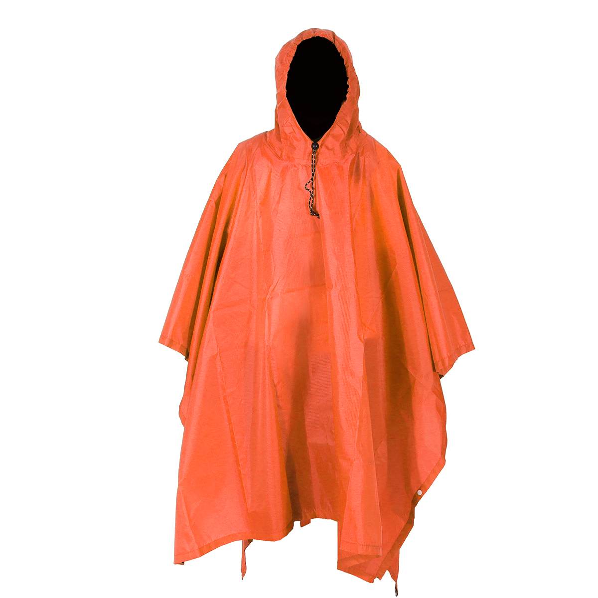 3 in 1 Raincoat Backpack Rain Cover Rain Coat Hood Hiking Cycling Rain Cover Poncho Waterproof Tent Outdoor Camping Tent Mat: Orange
